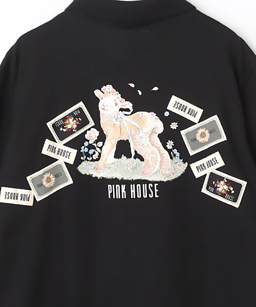 PINK HOUSE / ピンクハウス ロング・マキシ丈ワンピース | ひつじプリントポロワンピース | 詳細2