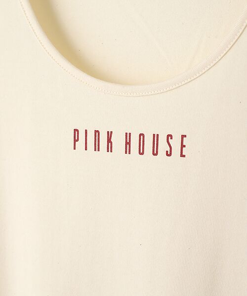 PINK HOUSE / ピンクハウス ロング・マキシ丈ワンピース | ロゴプリントワンピース | 詳細2