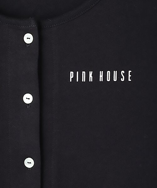 PINK HOUSE / ピンクハウス カーディガン・ボレロ | ロゴプリントカットソ－カーディガン | 詳細1