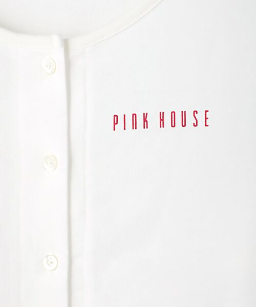 PINK HOUSE / ピンクハウス カーディガン・ボレロ | ●ロゴプリントカットソ－カーディガン | 詳細1