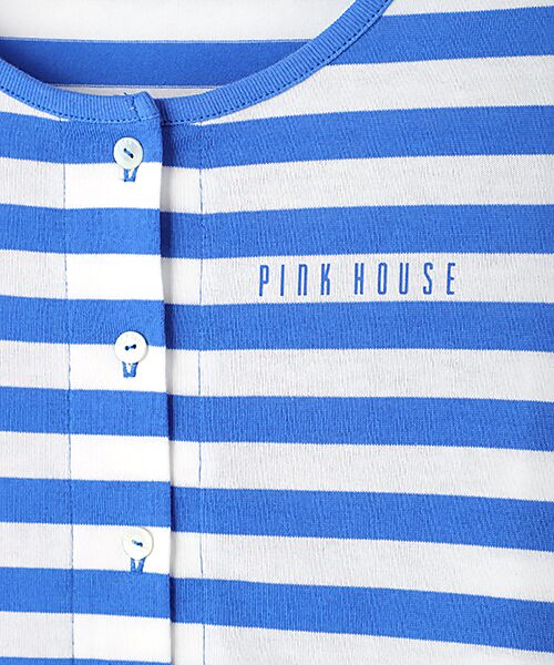PINK HOUSE / ピンクハウス カーディガン・ボレロ | ロゴプリントカットソ－カーディガン | 詳細8