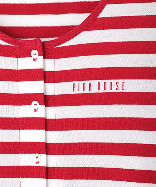 PINK HOUSE / ピンクハウス カーディガン・ボレロ | ロゴプリントカットソ－カーディガン | 詳細10