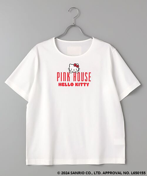 PINK HOUSE×HELLO KITTY プリントＴシャツ （Tシャツ）｜PINK HOUSE 