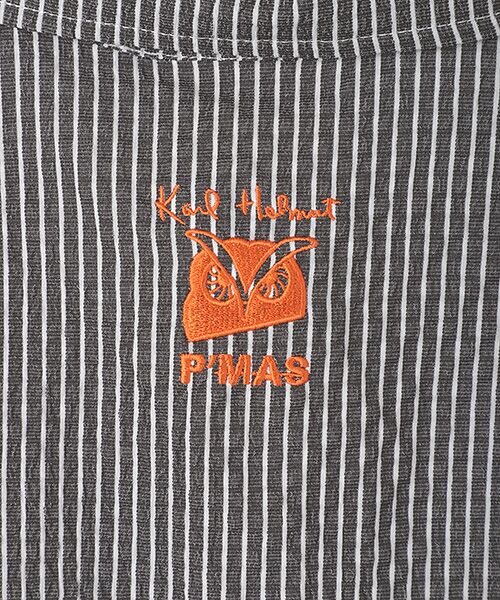 PINK HOUSE / ピンクハウス ポロシャツ | 【P'MAS×Karl Helmut】ロゴ刺繍ストライプポロシャツ | 詳細2