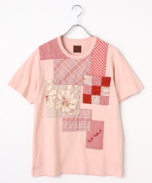 マーブルローズプリントパッチワークTシャツ （Tシャツ）｜PINK HOUSE ...