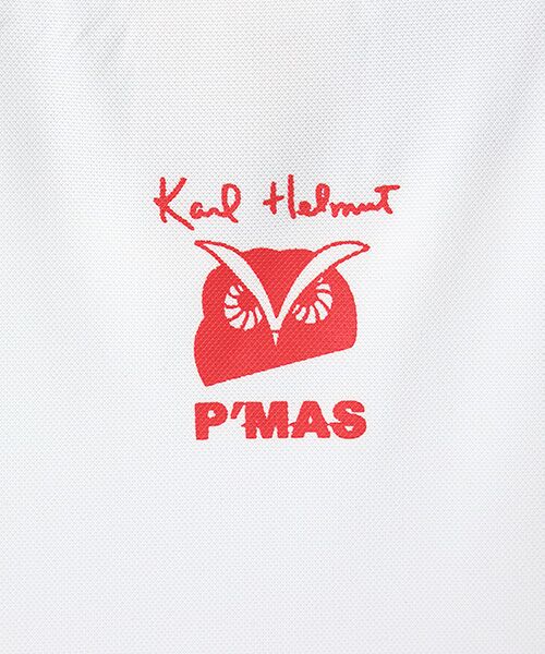 PINK HOUSE / ピンクハウス Tシャツ | 【P'MAS×Karl Helmut】イニシャルロゴプリントＴシャツ | 詳細4