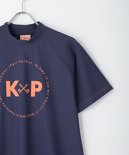 【P'MAS×Karl Helmut】イニシャルロゴプリントＴシャツ