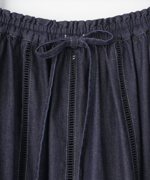PINK HOUSE / ピンクハウス ロング・マキシ丈スカート | デニムフリルスカート | 詳細5
