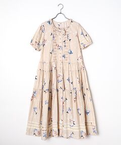 セール】 ○ハニーレモンテディプリントミディワンピース セール】 ○ハニーレモンテディプリントミディワンピース