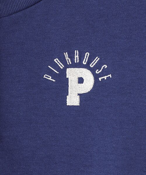 PINK HOUSE / ピンクハウス ロング・マキシ丈ワンピース | ロンドンストライプ使いコンビワンピース | 詳細10