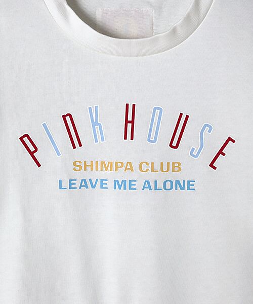 PINK HOUSE / ピンクハウス カットソー | ロゴプリントカットソー | 詳細4