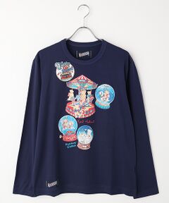 PINK HOUSE / ピンクハウス カットソー | スノードームプリント長袖カットソー