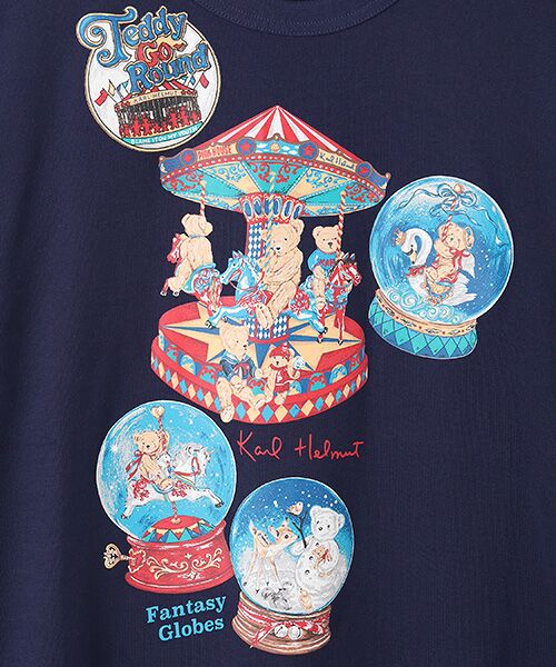 PINK HOUSE / ピンクハウス カットソー | ●スノードームプリント長袖カットソー | 詳細10