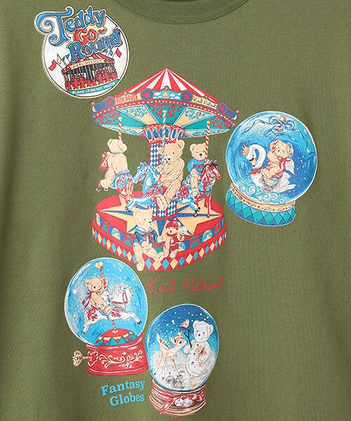 PINK HOUSE / ピンクハウス カットソー | ●スノードームプリント長袖カットソー | 詳細11