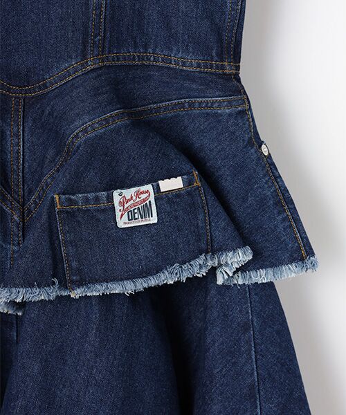 PINK HOUSE / ピンクハウス ロング・マキシ丈ワンピース | kotohayokozawa×PINK HOUSE DENIM JUMPER SKIRT | 詳細7