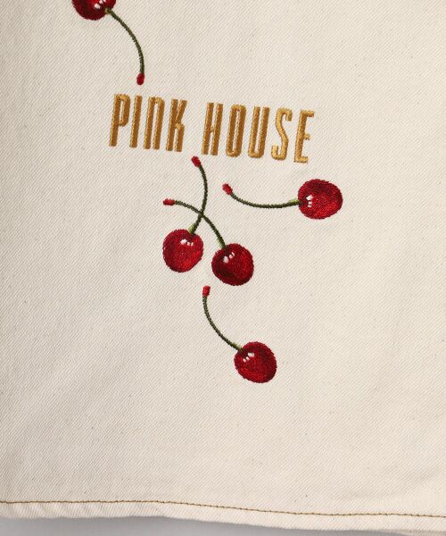 PINK HOUSE / ピンクハウス デニムパンツ | kotohayokozawa×PINK HOUSE CHERRY EMBROIDERY JEANES | 詳細2