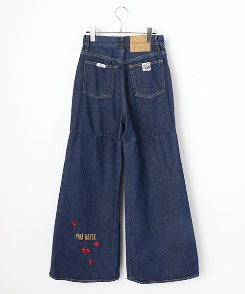 PINK HOUSE / ピンクハウス デニムパンツ | kotohayokozawa×PINK HOUSE CHERRY EMBROIDERY JEANES | 詳細3