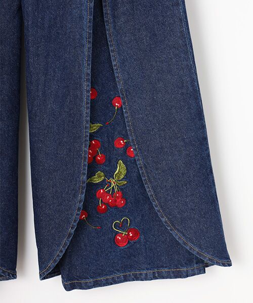 PINK HOUSE / ピンクハウス デニムパンツ | kotohayokozawa×PINK HOUSE CHERRY EMBROIDERY JEANES | 詳細6