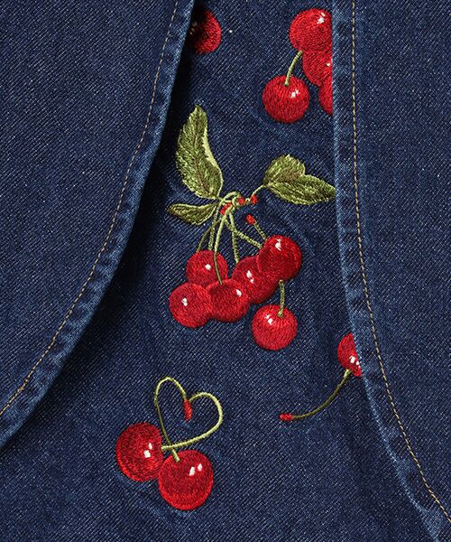 PINK HOUSE / ピンクハウス デニムパンツ | kotohayokozawa×PINK HOUSE CHERRY EMBROIDERY JEANES | 詳細9