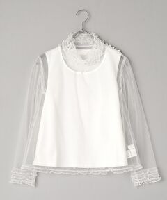 PINK HOUSE / ピンクハウス シャツ・ブラウス | ソフトチュールハイネックブラウス