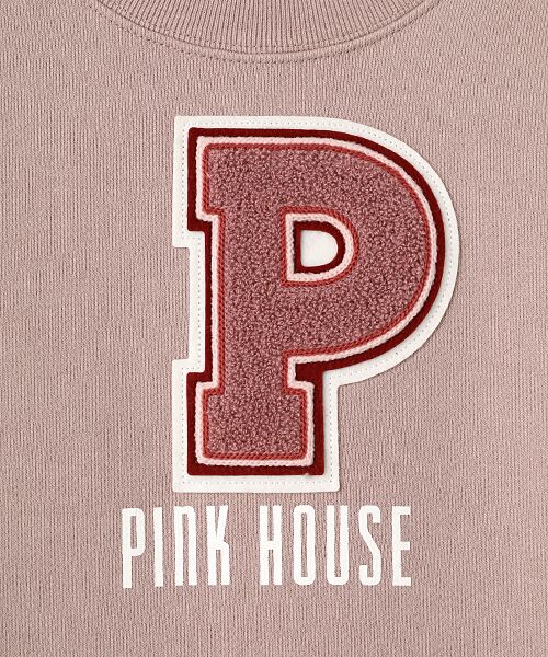 PINK HOUSE / ピンクハウス スウェット | Pロゴサガラワッペン使いトレーナー | 詳細7