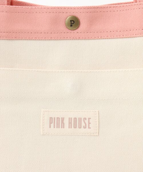 ロゴ＆Teddyワッペン付きバッグ （トートバッグ）｜PINK HOUSE