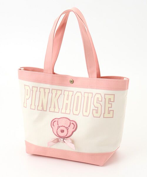 Pロゴサガラワッペン使いトートバッグ （トートバッグ）｜PINK