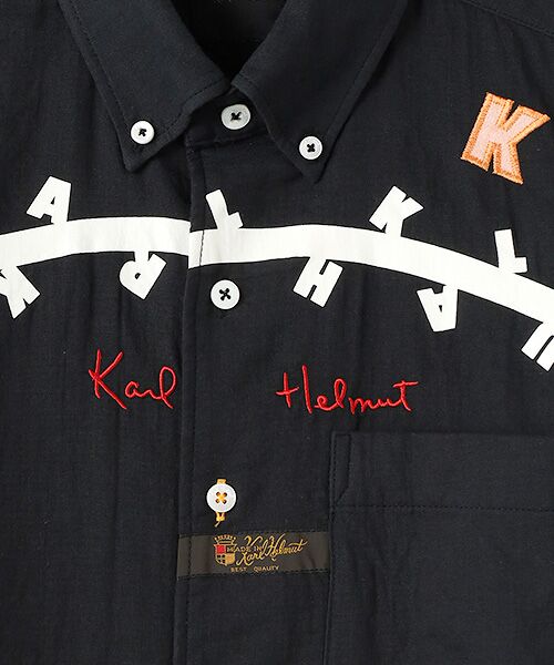 PINK HOUSE / ピンクハウス シャツ・ブラウス | ロゴラインプリントシャツブラウス | 詳細1