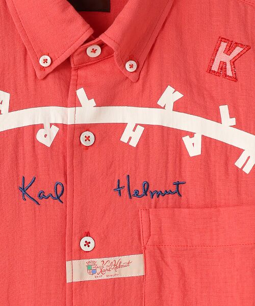 PINK HOUSE / ピンクハウス シャツ・ブラウス | ロゴラインプリントシャツブラウス | 詳細3