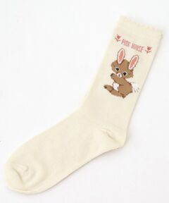 チューリップうさぎソックス