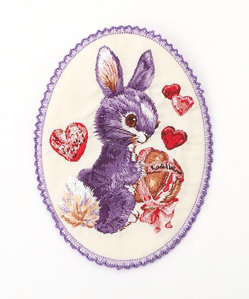 PINK HOUSE/ピンクハウス プティプリンス刺繍ワッペン キナリ F PINK HOUSE/ピンクハウス プティプリンス刺繍ワッペン キナリ F