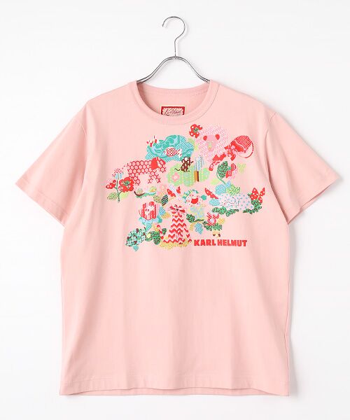 PINK HOUSE/ピンクハウス ファンタスティック・ズープリントTシャツ ピンク M PINK HOUSE/ピンクハウス ファンタスティック・ズープリントTシャツ ピンク M