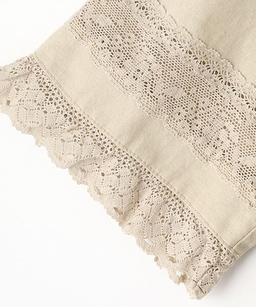 PINK HOUSE / ピンクハウス ロング・マキシ丈ワンピース | コットンリネンキャンバスワンピース | 詳細3