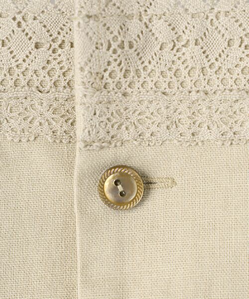 PINK HOUSE / ピンクハウス ロング・マキシ丈ワンピース | コットンリネンキャンバスワンピース | 詳細4