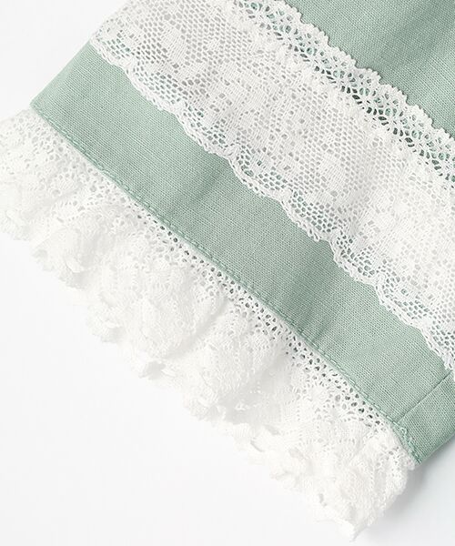 PINK HOUSE / ピンクハウス ロング・マキシ丈ワンピース | コットンリネンキャンバスワンピース | 詳細10