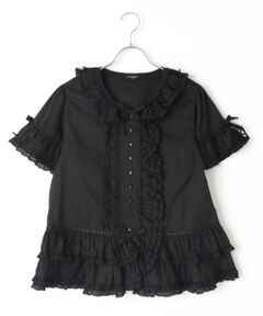 PINK HOUSE / ピンクハウス シャツ・ブラウス | フリルオーバーブラウス