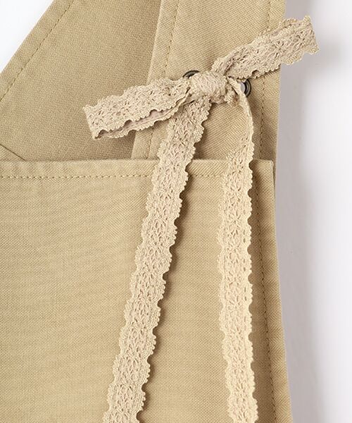 PINK HOUSE / ピンクハウス サロペット・オールインワン | リボンブローチ付きサロペット | 詳細4