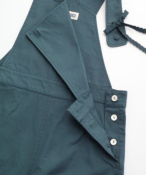 PINK HOUSE / ピンクハウス サロペット・オールインワン | リボンブローチ付きサロペット | 詳細13