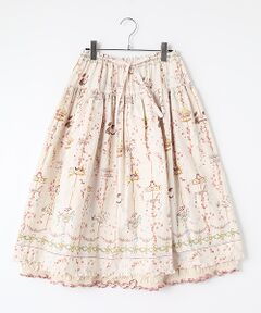 PINK HOUSE / ピンクハウス ロング・マキシ丈スカート | メリーゴーラウンドプリントスカート