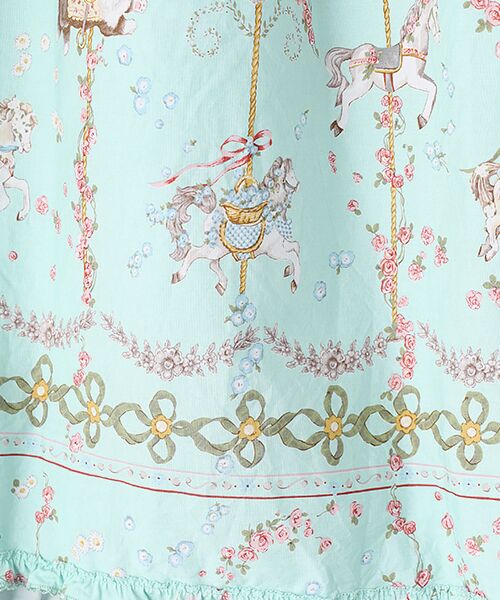 PINK HOUSE / ピンクハウス ロング・マキシ丈スカート | メリーゴーラウンドプリントスカート | 詳細9