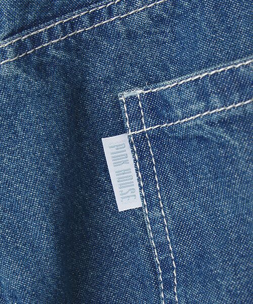 PINK HOUSE / ピンクハウス ロング・マキシ丈スカート | 【OUTLET】ギンガムチェック使いデニムスカート | 詳細8