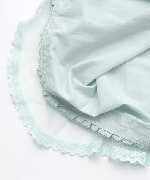 PINK HOUSE / ピンクハウス ロング・マキシ丈スカート | ドットチュールフリル使いスカート | 詳細7