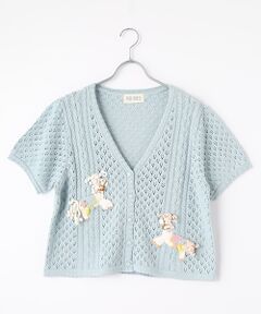 PINK HOUSE / ピンクハウス カーディガン・ボレロ | メリーゴーラウンドモチーフカーディガン