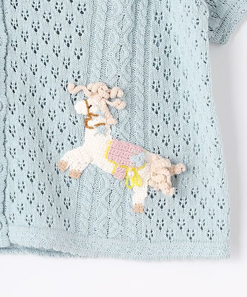 PINK HOUSE / ピンクハウス カーディガン・ボレロ | メリーゴーラウンドモチーフカーディガン | 詳細6