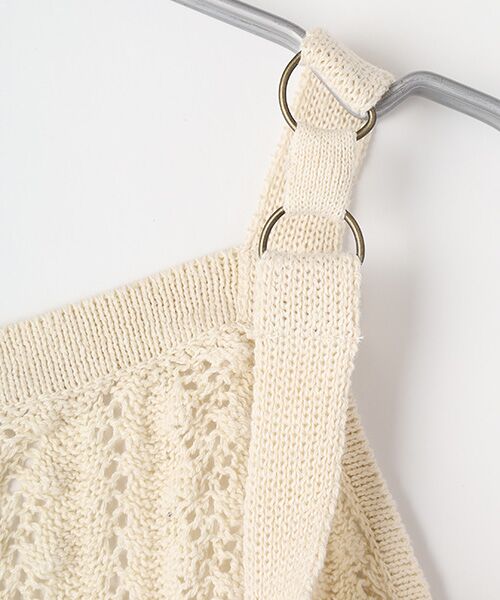 PINK HOUSE / ピンクハウス ベスト | フラワーモチーフ使いニットベスト | 詳細5