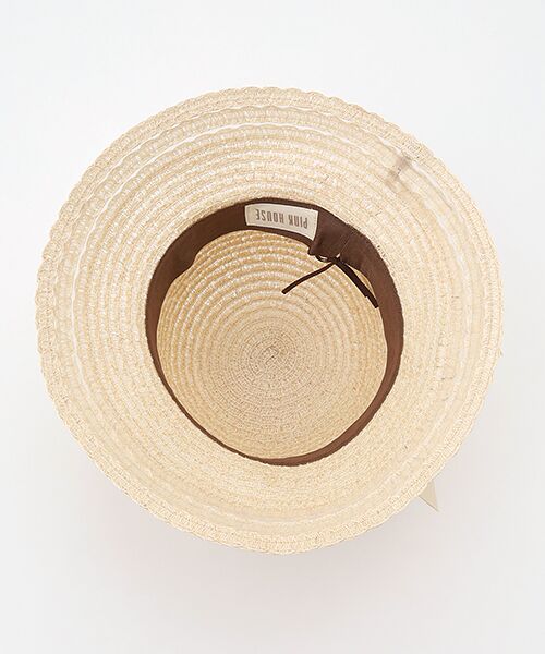 PINK HOUSE / ピンクハウス ハット | ●ロゴリボン付きスカラップブレードハット | 詳細3