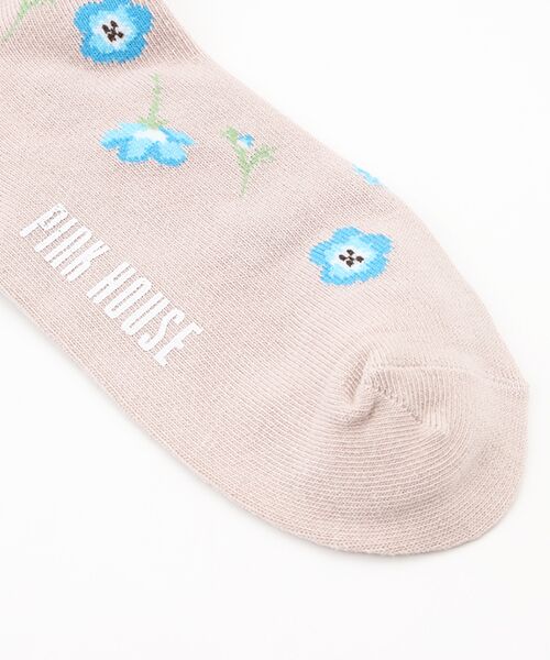 PINK HOUSE / ピンクハウス ソックス | ネモフィラ柄ソックス | 詳細2