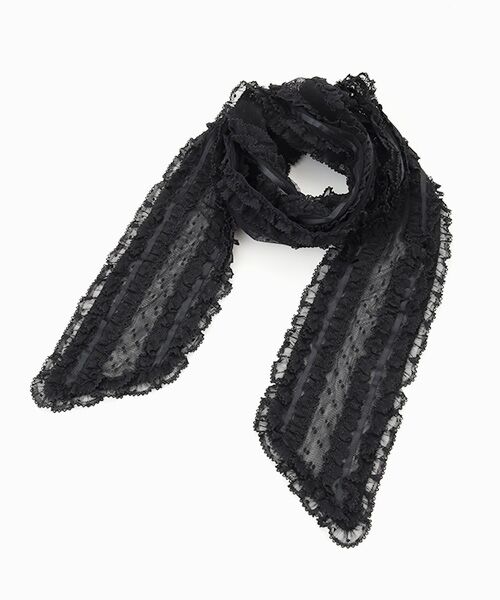 PINK HOUSE / ピンクハウス マフラー・ショール・スヌード・ストール | ポルカドットチュールストール | 詳細1