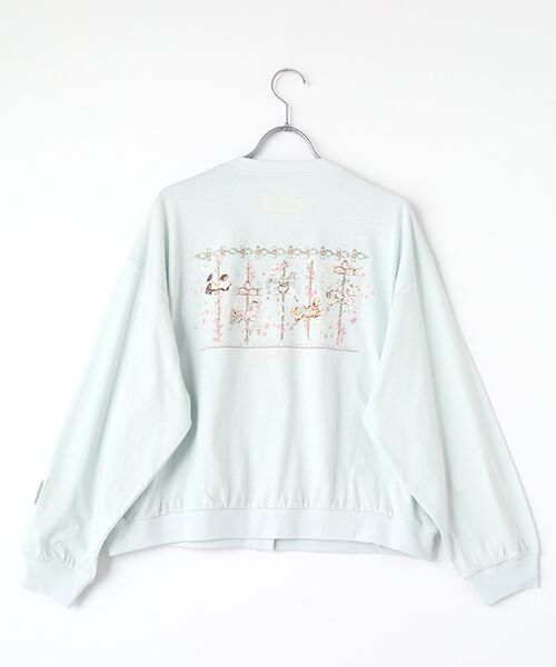 PINK HOUSE / ピンクハウス カーディガン・ボレロ | メリーゴーラウンドプリントスナップカーディガン | 詳細7