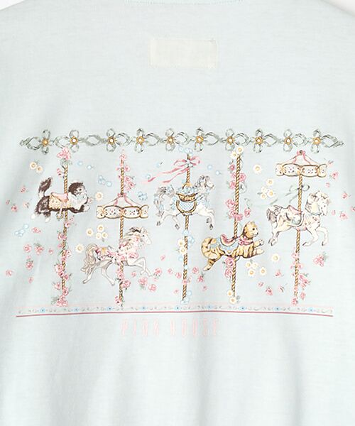 PINK HOUSE / ピンクハウス カーディガン・ボレロ | メリーゴーラウンドプリントスナップカーディガン | 詳細12